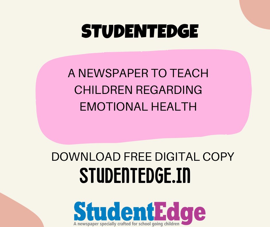 studentedgein's tweet photo. #TipsforParenting
📰Edition of StudentEdge Newspaper. 💻Download today a Free Digital Copy of the Newspaper here - https://t.co/up1ZlA30Tq
📲Contact Us for more information: 9513309917
#studentedge #student #education #educational #newspaper #maths #science #parenting https://t.co/eUoDCXWz7Q