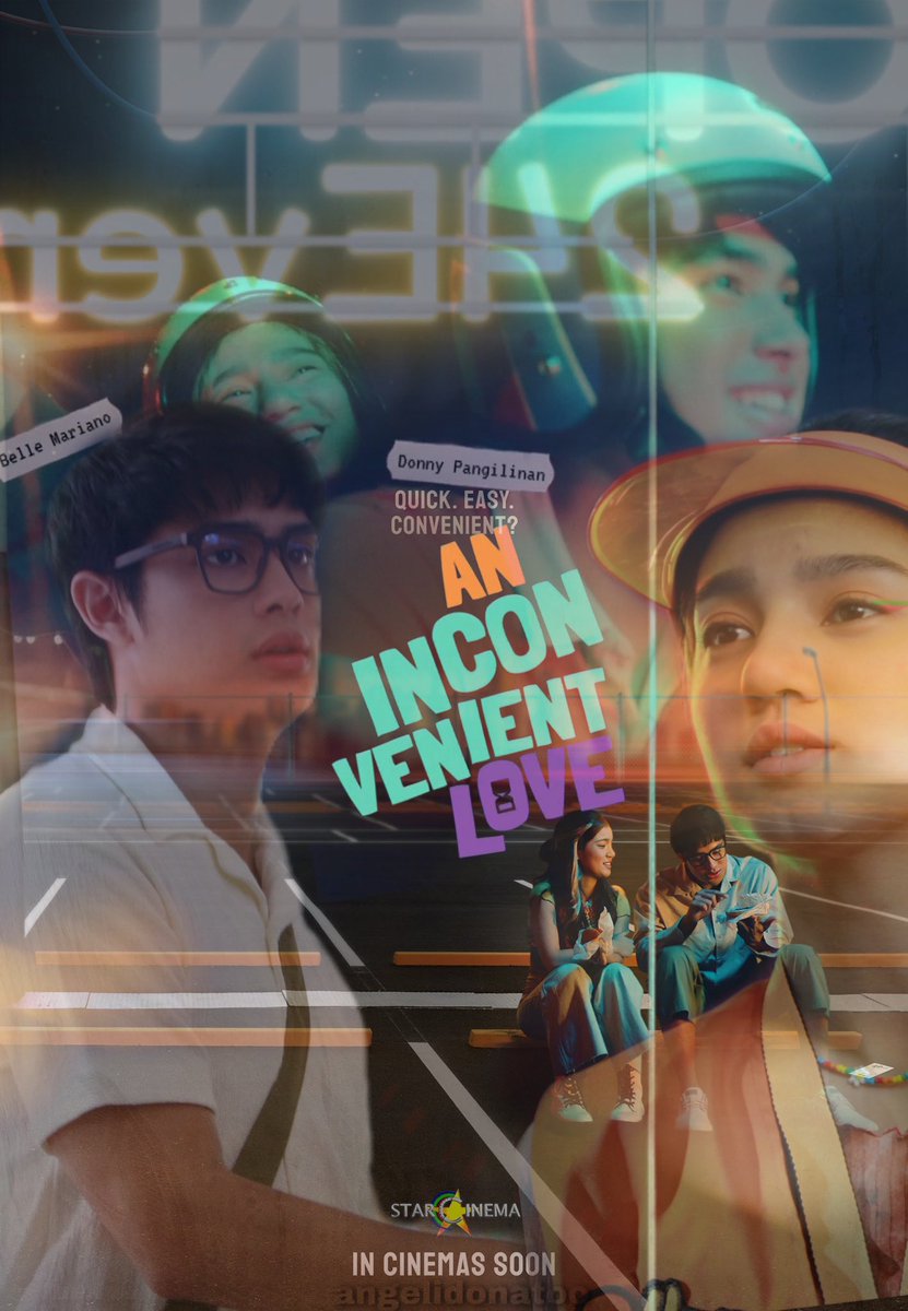 James_Bond2000's tweet photo. @Ennilec_KCBDJP @knkismet Your 24Ever is on the way! 🛵🏃🏃‍♀️

Star Cinema's comeback movie, "AN INCONVENIENT LOVE," starring Donny Pangilinan and Belle Mariano, directed by Petersen Vargas!

Only in theaters this NOVEMBER 23, 2022.

#AILNov23
#AnInconvenientLove
#DonBelle24ever https://t.co/VbcXqoio9d