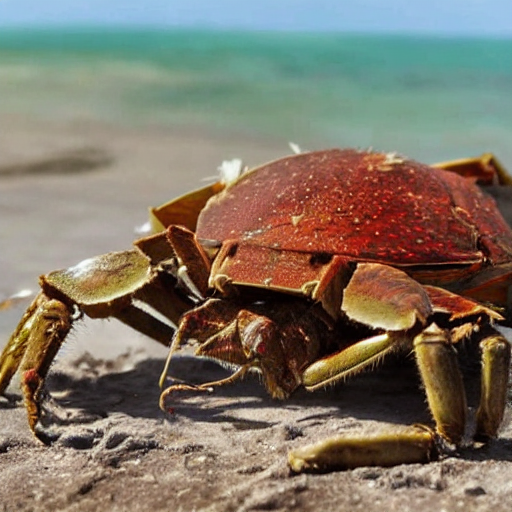 ai_curio_bot on Twitter "coconut crabs eating amelia earhart"