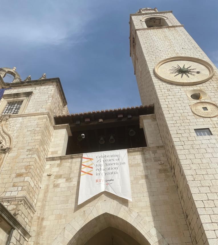 RITtigers's tweet photo. Happy anniversary to @RITCroatia! Congratulations on 25 years of providing an outstanding education. The campus community will be celebrating on Monday with a formal ceremony in Dubrovnik. https://t.co/HEgHFPW6Cs