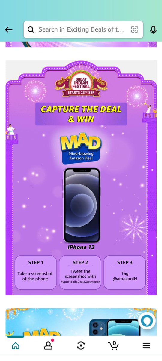 #EpicMoblieDealsOnAmazon <a href="/amazonIN/">Amazon India</a>