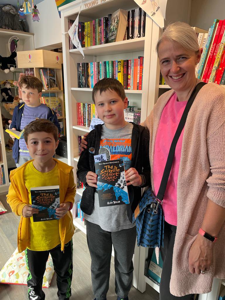 TripleAAlliance's tweet photo. What a brilliant event yesterday at the launch of @AlNolan’s book launch ‘The Sackville Street Capers’ in @HalfwayUpBooks. It was also the finale of our current Comic Drawing workshops with Alan which our members loved! See you in Oct Alan for more Comic Club! #Neurodiversity ✍️ https://t.co/SU0idN8Un8