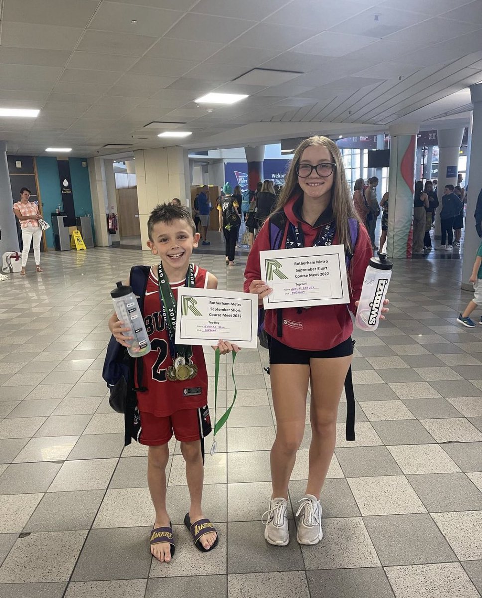 PrescotSC's tweet photo. An amazing day for Team Prescot @roth_metroSC A &amp; B grade  meet in Ponds Forge top boy Tommy B &amp; Top girl Nicole F  2nd place club. Excellent swims by all swimmers check out https://t.co/T97RB7GNry https://t.co/yE7UQgKDJY