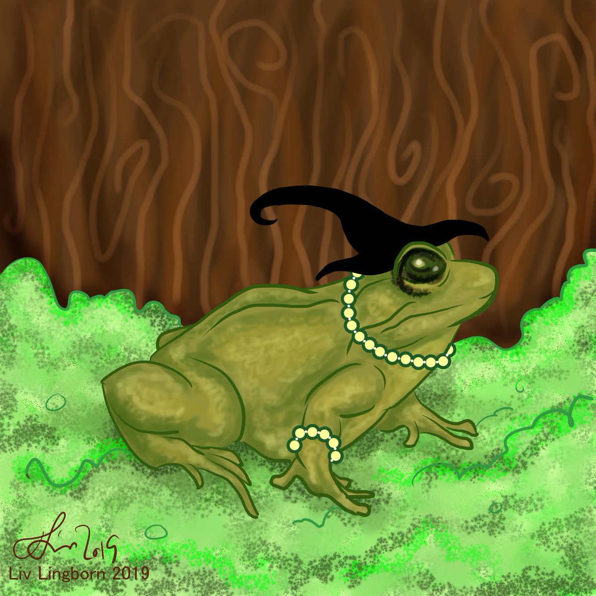 Madame Toad wishes everyone a Happy #SwampSunday 
💚🖤💚