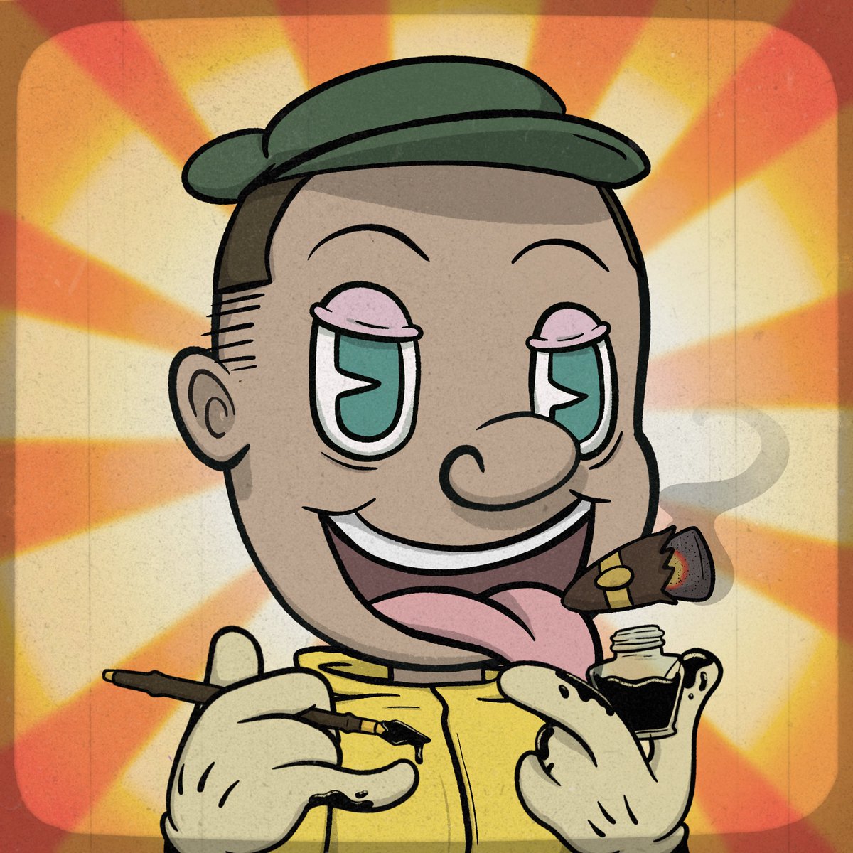 TheDegenOasis's tweet photo. Thanks @TroublemakersTT!Interested to see what other variations shows up in toon town! #SolanaNFT https://t.co/RcLKNzGE4N