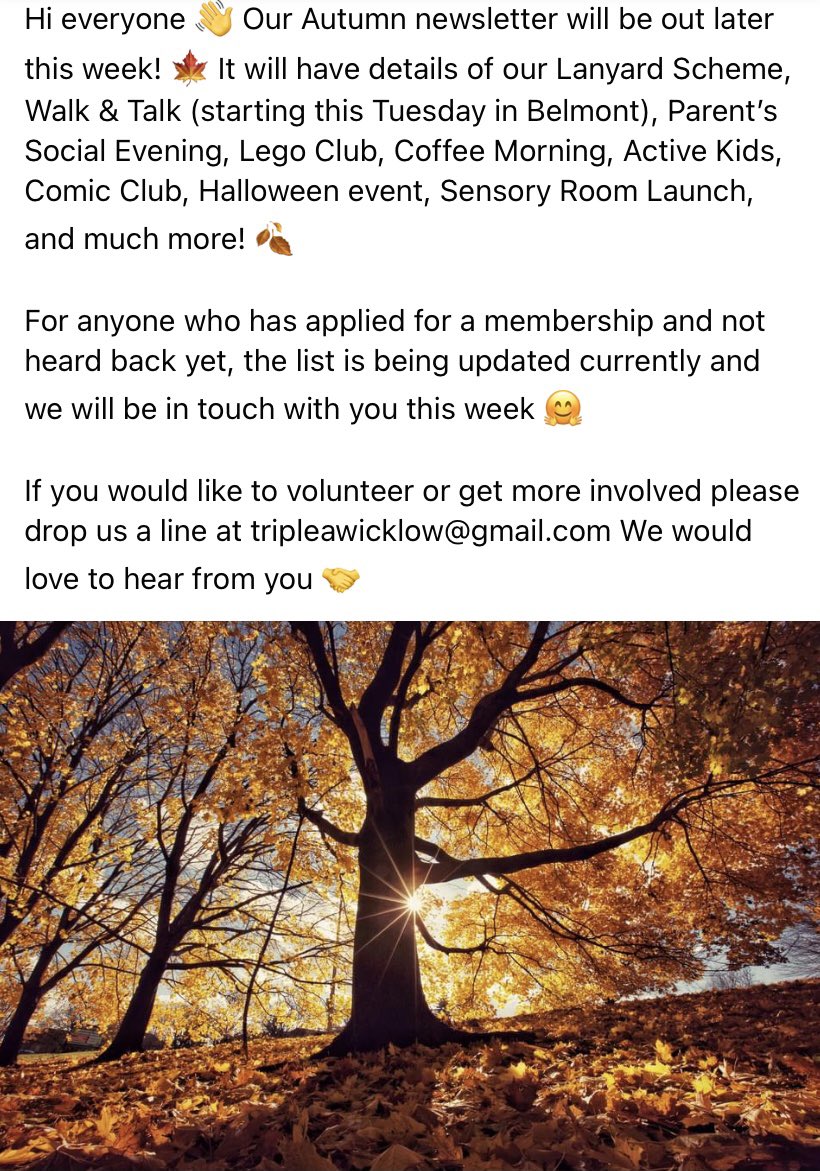TripleAAlliance's tweet photo. #HelloAutumn 🍁🍂 https://t.co/29qhy88aAF