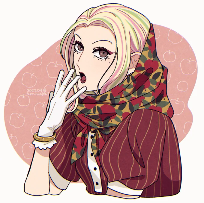 りんご柄 
