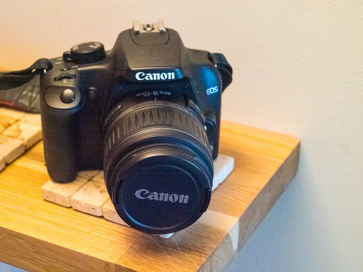 Excited to share the latest addition to my #etsy shop: Canon 1000D DSLR Ready to use. Zoom 18 to 5m in near perfect condition with lens, card, battery charger and two batteries, box and cables etsy.me/3BpzYOp #black #canon100d #digitalcamera #dslr #likenew