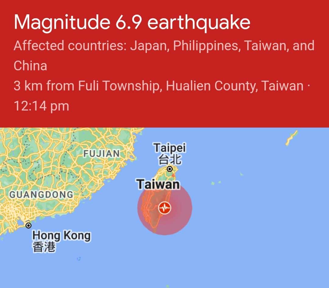 LauManish's tweet photo. #taiwan #earthquake #NewsUpdates #internationalnews https://t.co/H1Fx6dqy5P