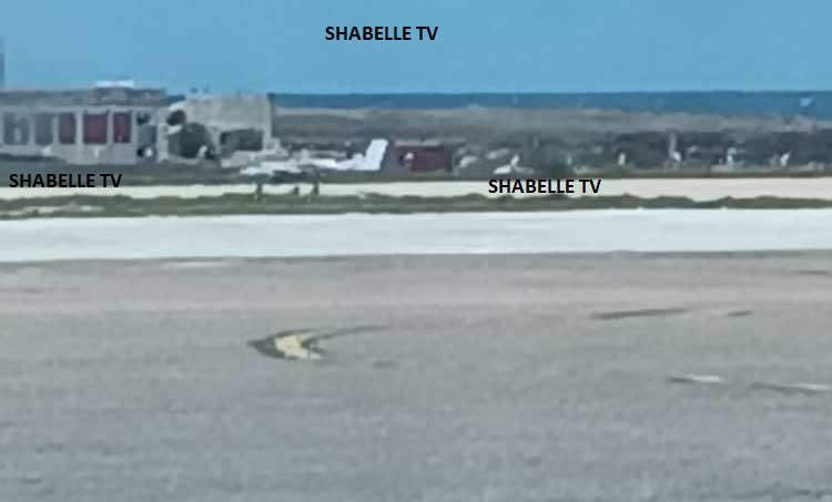 DailyJubba's tweet photo. BREAKING: A Bayraktar TB2 Drone was spotted at Adan Adde airport in Mogadishu today for the first time. 

The Daily Jubba first broke the story of Somalia acquiring the drones last December. For the past year, they have been used for recon purposes in the fight against Shabaab. https://t.co/4noLJCZYPF