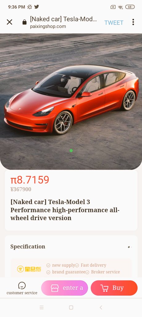 DuzieCrypto's tweet photo. Is happening guys, Tesla car listed for 💯 Picoin Payment. The world is waking up to Picoin dominance.
#Pipayments #PiPayment #pioneer #BatmanDay2022 #CryptoNews #pinetworknews #PiNetworkMarket https://t.co/ENPA32caV8
