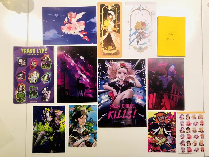  CON MERCH HAUL Everyone did amazing this weekend! Hope you get some goood rest artist credits will be in replies  