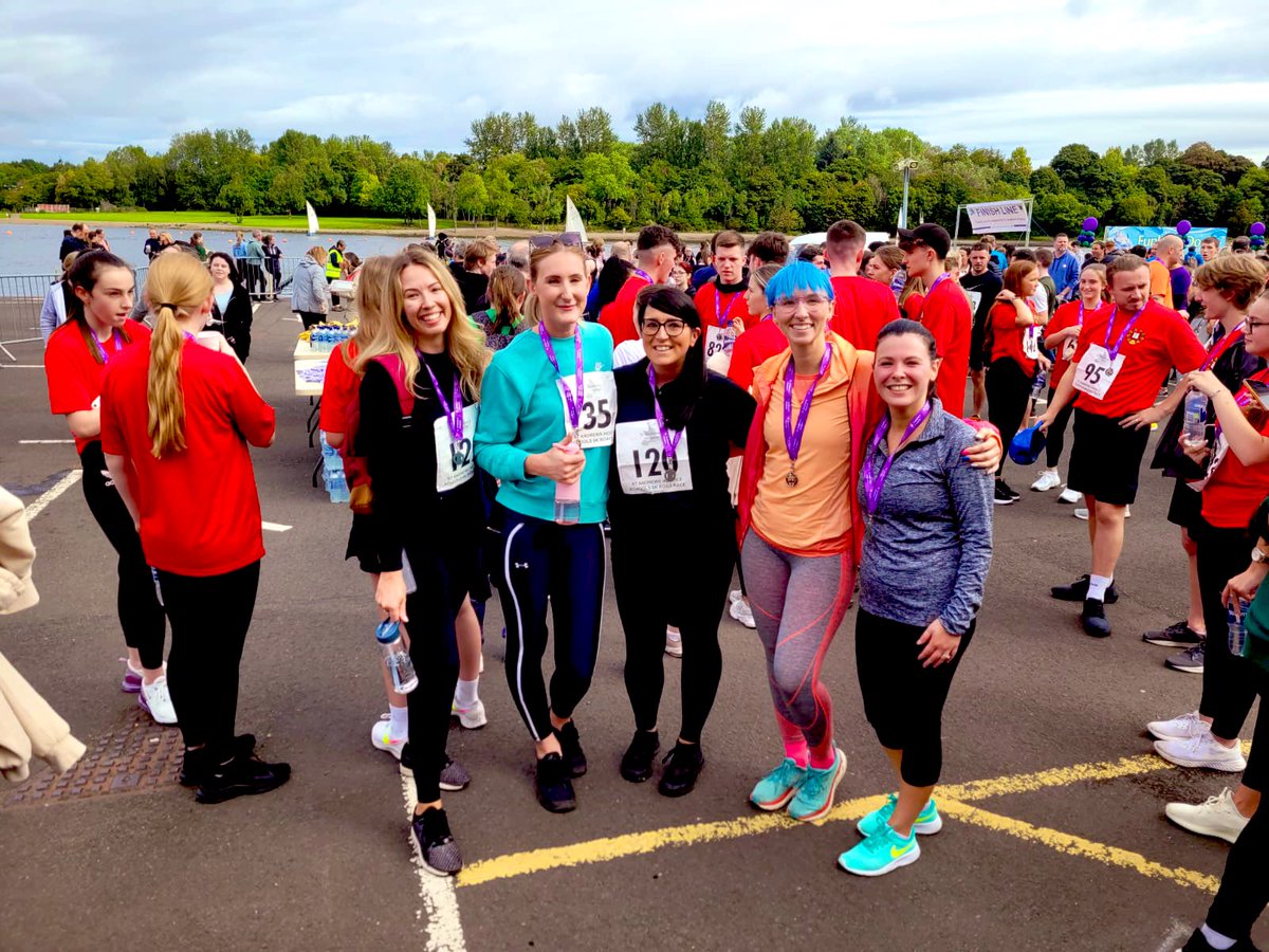 What a fantastic morning for all of our walkers and runners! 

We completed the 6km fun run for St Andrew’s Hospice 💜

Well done to all the pupils and teachers who took part! 👏 <a href="/CarlukeHS/">Carluke High School</a> <a href="/StAndrewHospice/">St. Andrew's Hospice</a>