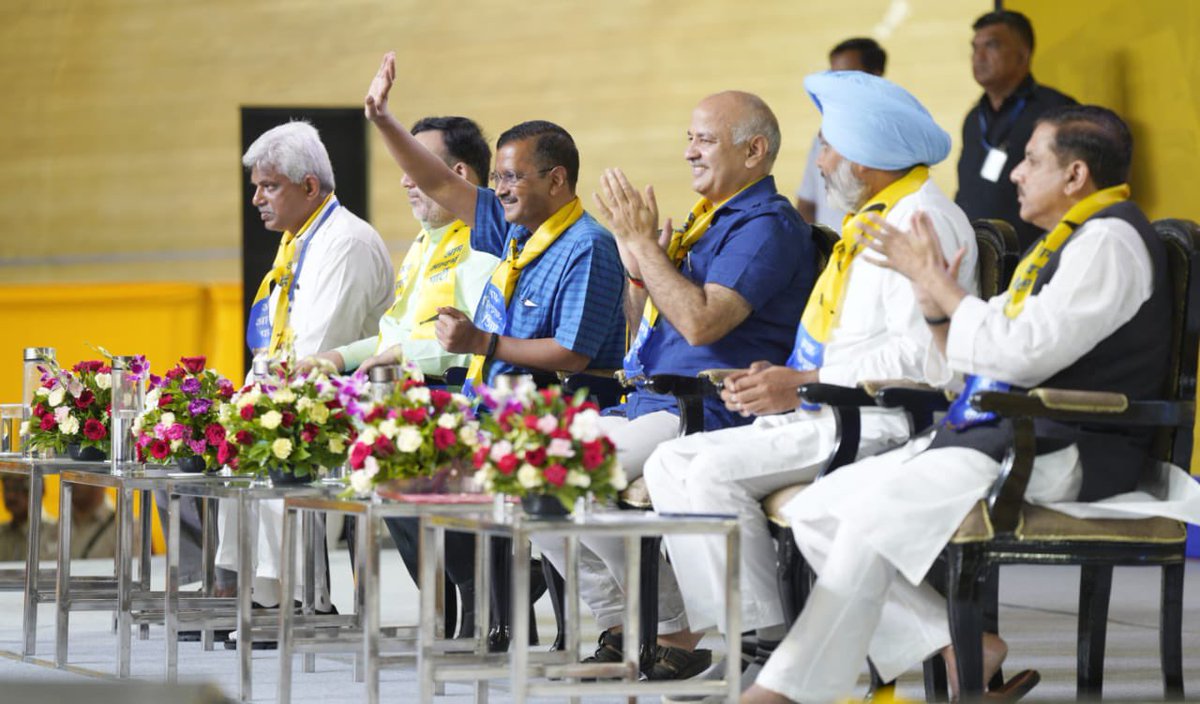 harjotbains's tweet photo. I feel blessed that I was there at Constitution Club on 26 Nov 2012 the day when AAP was born &amp; today attended its First Jan Pratinidhi Sammlean.

As a soldier of @AamAadmiParty I pledge to give my 100% to Make India 🇮🇳 No. 1, as my leader @ArvindKejriwal ji has dreamt of. https://t.co/ziiJoh5AMf