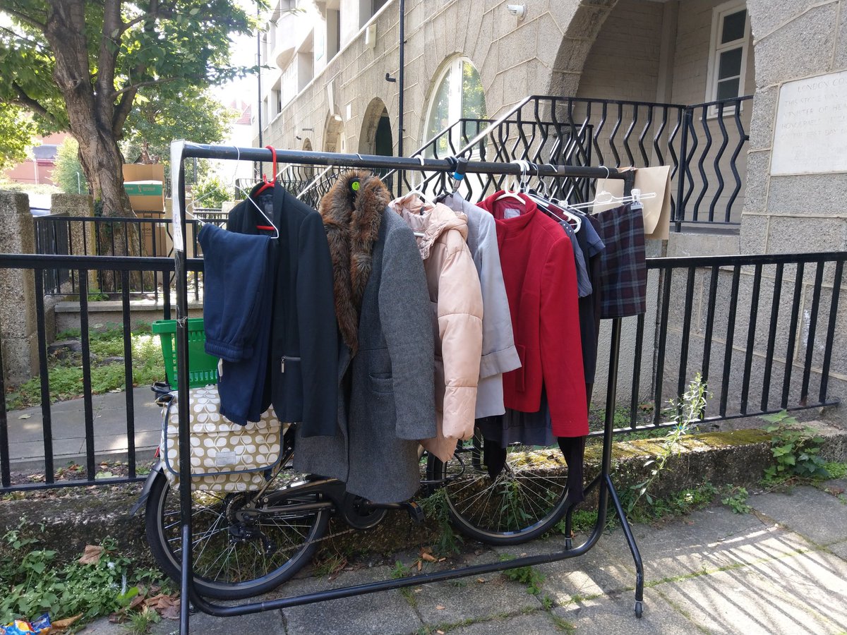 We've started to put winter coats back on the rail outside, if you're decluttering and have jumpers and coats please donate them to us at lifeafterhummus.com (see address details) and drop them during our opening hours 12.30 to 5.15pm on Thursday,