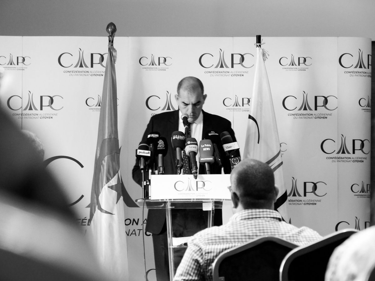 CAPCAlgerie's tweet photo. La #CP de la #CAPC 
@agli_sami:Le nouvel #ordre #mondial, les #enjeux #géostratégiques et la reconfiguration des chaines de valeurs nous imposent de nous #unir et nous #aligner derrière nos Autorités. L’enjeu pour notre pays est de se #positionner comme un #acteur #incontournable https://t.co/BcN3j1vfVx