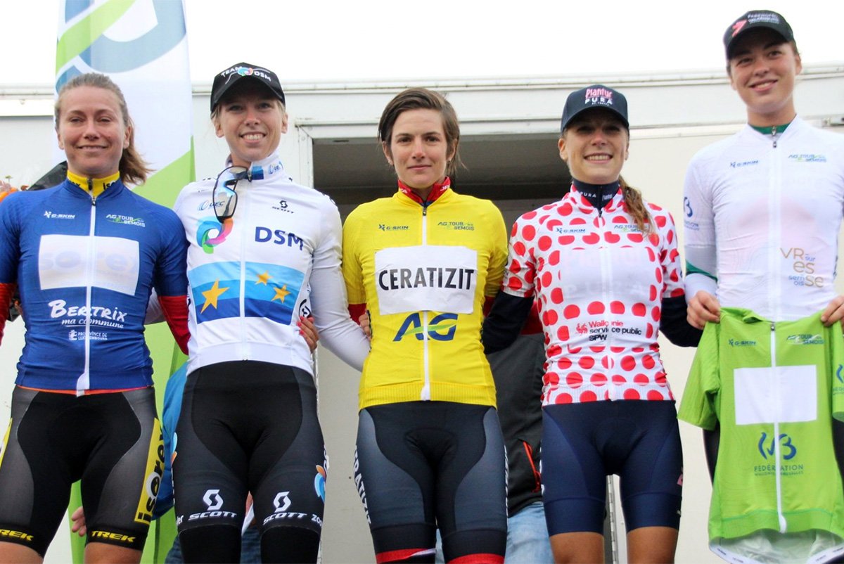 😀Our congrats to 

🥇 <a href="/confa_mg/">Maria Giulia Confalonieri</a> 🥇

winner yesterday at the final @SurTdg GC followed by 

🥈<a href="/MischaBredewold/">Mischa Bredewold</a> 
🥉<a href="/ele_gaspa/">Eleonora Gasparrini</a> 
4⃣ <a href="/lorenawiebes/">Lorena Wiebes</a> (winner at the 2nd stage)
5⃣ <a href="/Yarakastelijn/">Yara Kastelijn</a> 
6⃣ <a href="/rachneylan/">Rachel Neylan OLY</a> 
7⃣ <a href="/LoesAdegeest/">Loes Adegeest</a> 
8⃣ @lizzie_stannard 
9⃣ <a href="/josienelsonx/">Josie Nelson</a> 
🔟 <a href="/sophiekwright8/">Sophie Wright</a>