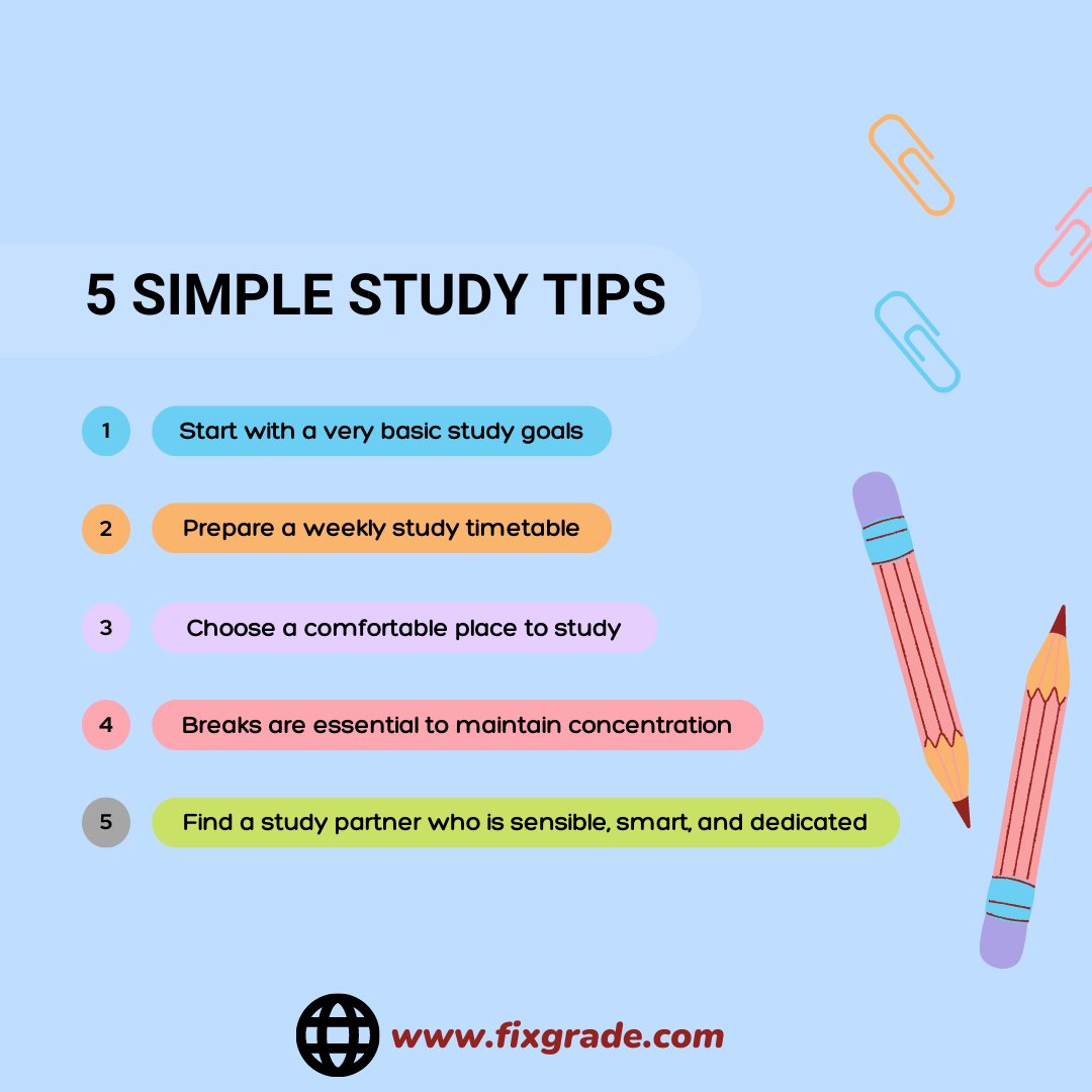 05 Simple Study Tips❓
fixgrade.com
#IOTA  #DevOps #DEVCommunity #engineerstalk #code #html #css #java #reactjs #Python #nodejs #javascript #developer #retweet #100DaysOfCode #AI #ml #machinelearning #digitalmarketing #fintech #TensorFlow #php #Code