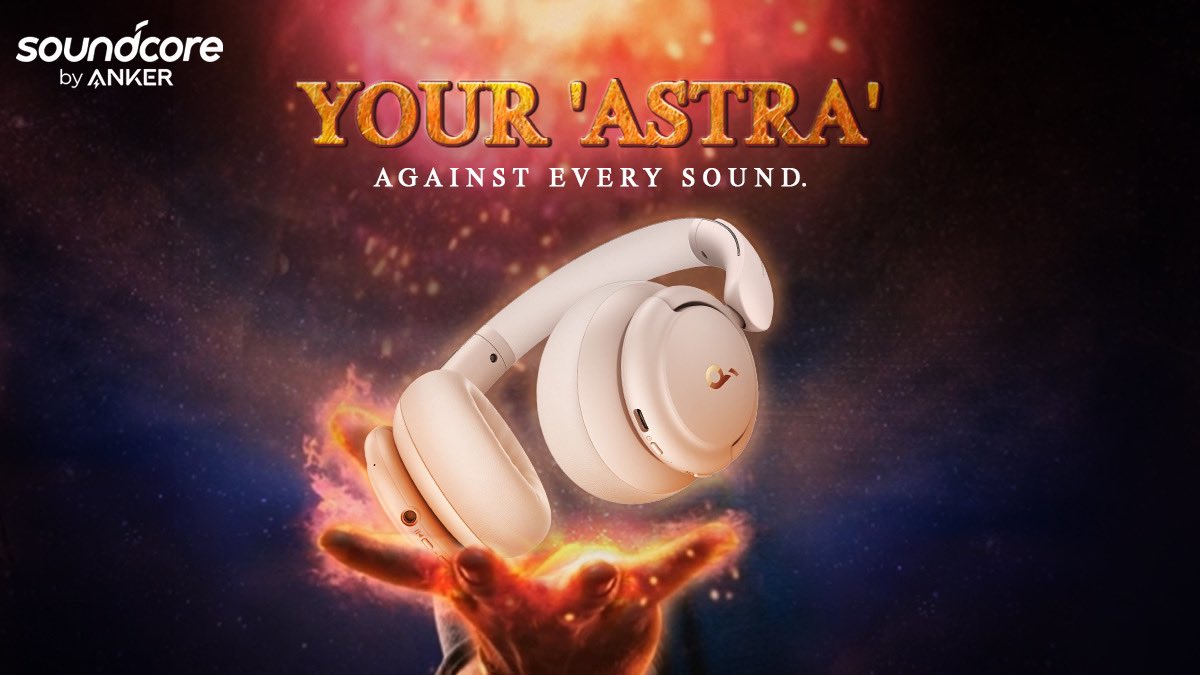 The only ASTRA you need to protect your music ✅ Upgrade to #SoundcorebyAnker #LifeQ35 and enjoy every tiny detail of the music.

#SoundcoreIndia #LifewithSoundcore #NoiseCancellingHeadphone #LDACTechnology
