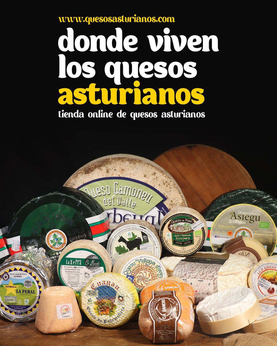 ¿Eres un amante del queso? Te animamos a descubrir la mayor web de quesos artesanos asturianos, quesosasturianos.com. ¡Más de 100 referencias recién sacadas de las mejores queserías asturianas! ⬇️⬇️
quesosasturianos.com/es/

#Asturias #TierraAstur #quesosasturianos #queso