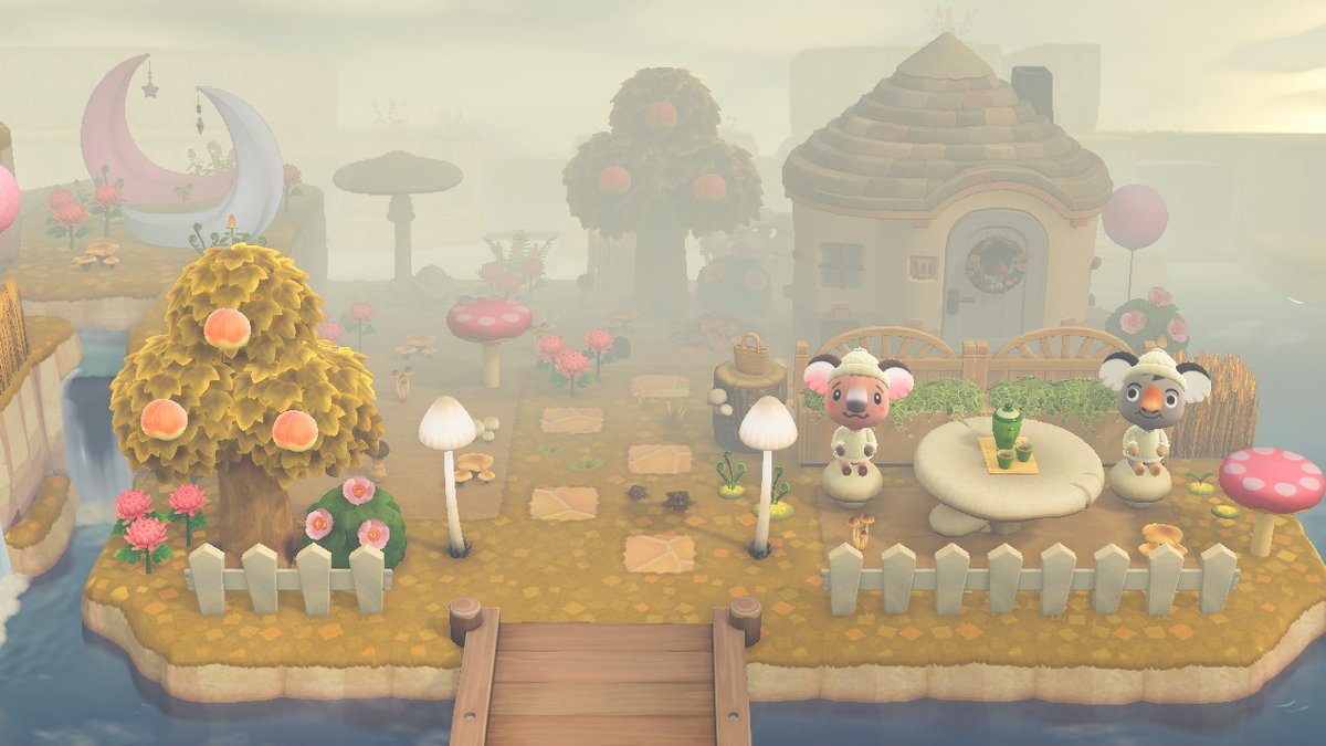 boobitsky's tweet photo. 77th #HappyHomeParadise clients were Melba &amp; Ozzie &amp; their mushroom cottage. This is the 1st time I made something that's off brief for either of them (Melba: Fairytale land, Ozzie: School infirmary). Unsure

#acnhmelba #acnhozzie #acnhdesign #AnimalCrossing #ACNH #NintendoSwitch https://t.co/AkDeVhQBeT