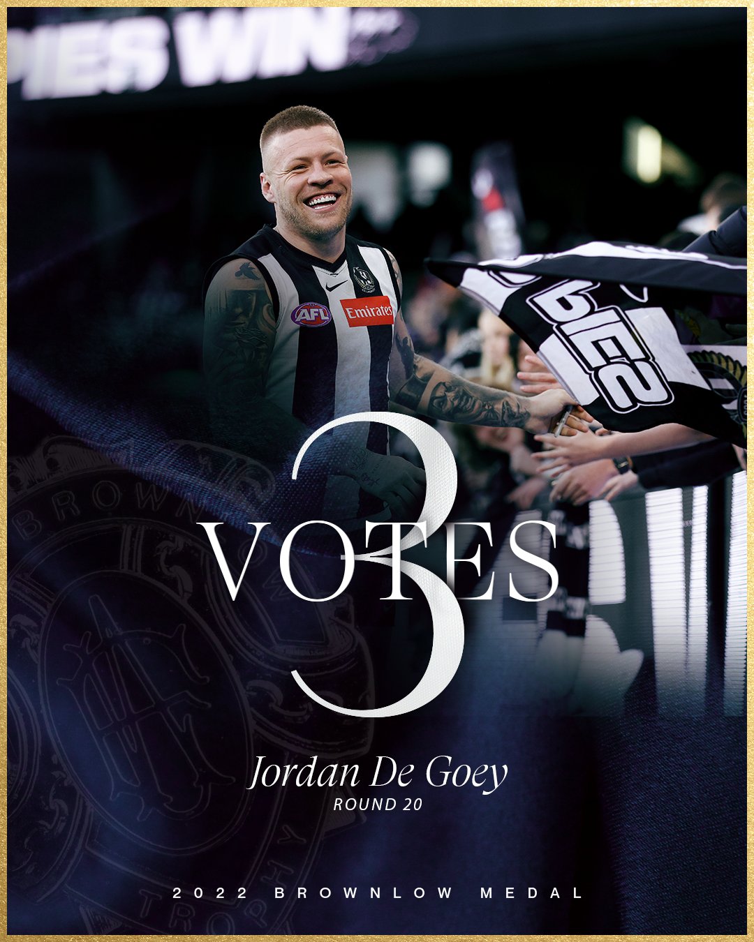 Collingwood FC on Twitter "JDG takes the three. https//t.co