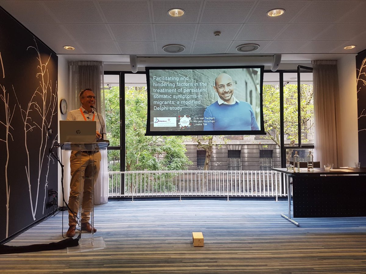 Psychiater Erik v.d. Twillert en student Mirjam Hulsman presenteren op culturele psychiatrie congres #WACP22 review en Delphi studie na faciliterende en belemmerende factoren van behandeling Aanhoudende Lichamelijke Klachten bij mensen met migratieachtergrond