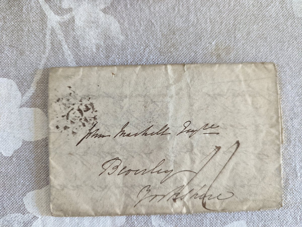 CoxLetters's tweet photo. It's not complex #letterlocking @letterlocking but very exciting that 1820s #family #letters that I thought were lost have survived. Plus one from 1799. I already have partial transcripts. #machellcoxletters #100YearsofCox https://t.co/9ZKInsW4yr