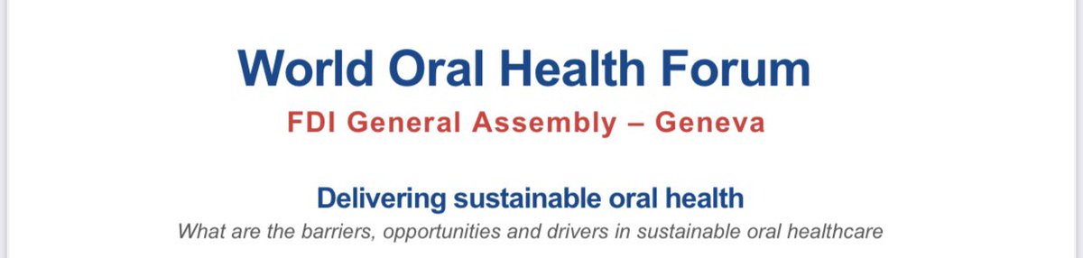 Thrilled to be invited by the @fdiworlddental to speak and engage with colleagues from all over the world in all things #sustainabilityindentistry ♼

See you all in Geneva soon🇨🇭 
@RachaelEngland @steven_mulligan @nicolasmartin_4 @Zenkjk