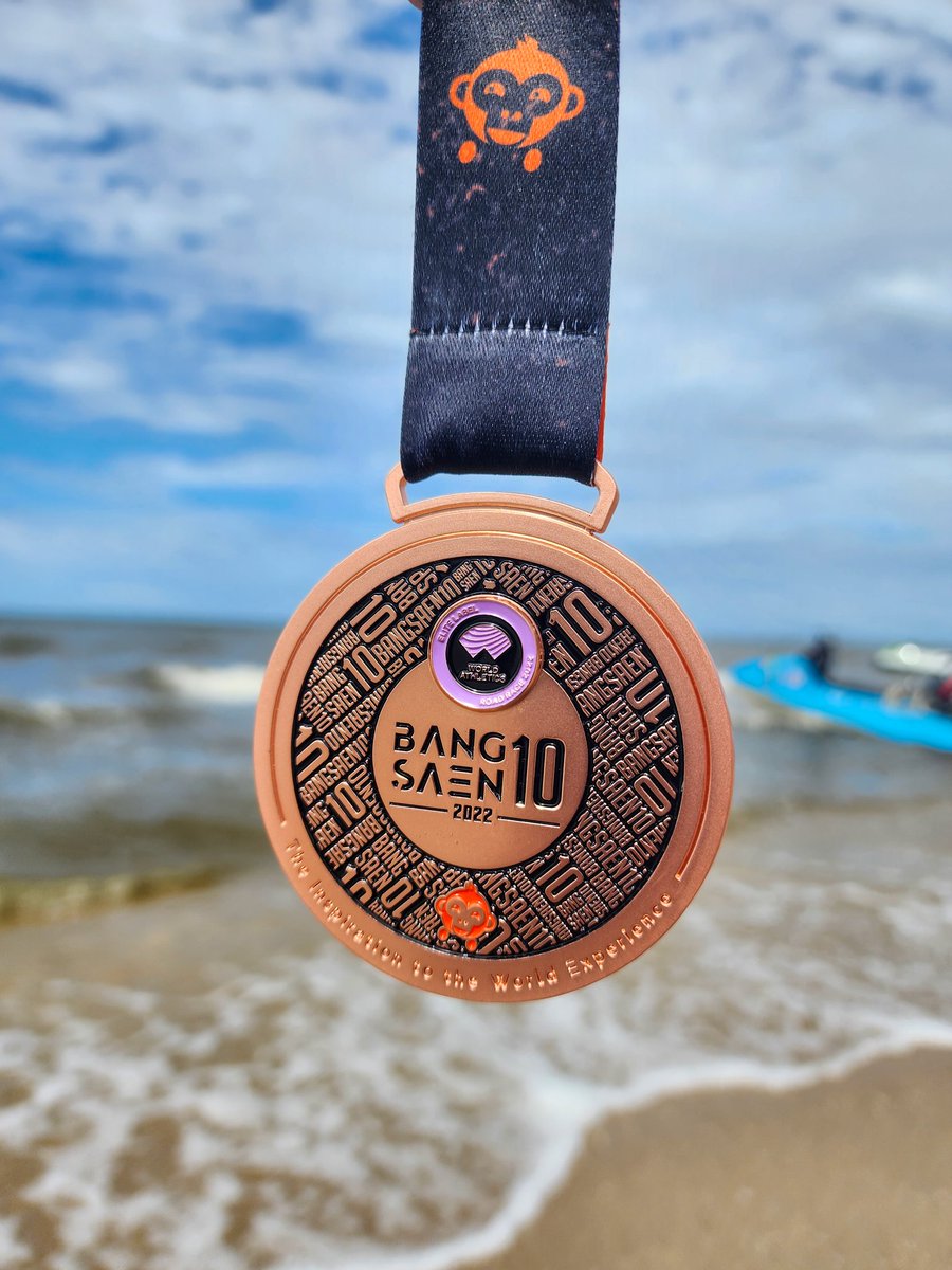 NinjaTooK's tweet photo. 🏖🌊 ได้กลับมาสัมผัสสายลมและเกลียวคลื่นของทะเลบางแสนอีกครั้ง 🏃‍♂️🐒🥇 | เหรียญที่ 11/2022 | งาน Bangsaen10-2022
#บางแสน10
#Bangsaen10
#บางแสน10_2022
#Bangsaen10_2022
#BS10 

#XRangers
#theXteam 
#theXteamRunners
#minimarathon
#run
#running
#runnr
#tookkyrun
#medal
#finisher https://t.co/ENxiyufWQz
