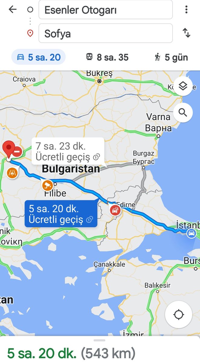 Mehmet_Akif_S_'s tweet photo. Ve yine ülke değiştiren otobus fiyatı mukayesesi istiyorsanız buyrun: İstanbul Sofya (Bulgaristan) 543km (Torino Basel den 100km fazla) yolculuk ücreti 350 TL. Yani videodaki 2 mal kazıklanmış. O fiyat çok da ucuz değilmiş! https://t.co/CH5vFux45N