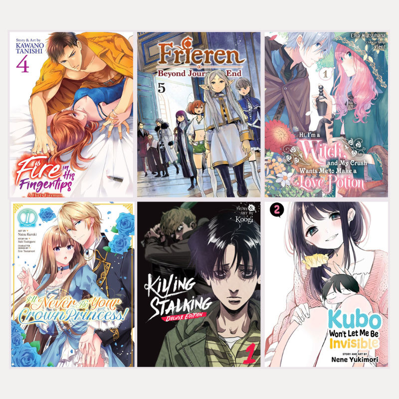 bukkuzon's tweet photo. 📚 Happy Sunday! Here's another restock~

You can now add the listed manga/light novel in to your cart: https://t.co/iusKZ54h8b

 [I] 🧵 #manga #lightnovel #cote #bloodonthetracks #chitose #daughteroftheemperor #manhwa #killingstalking #kubo #boxoflight #frieren #blacktorch https://t.co/cAk5WocLT2
