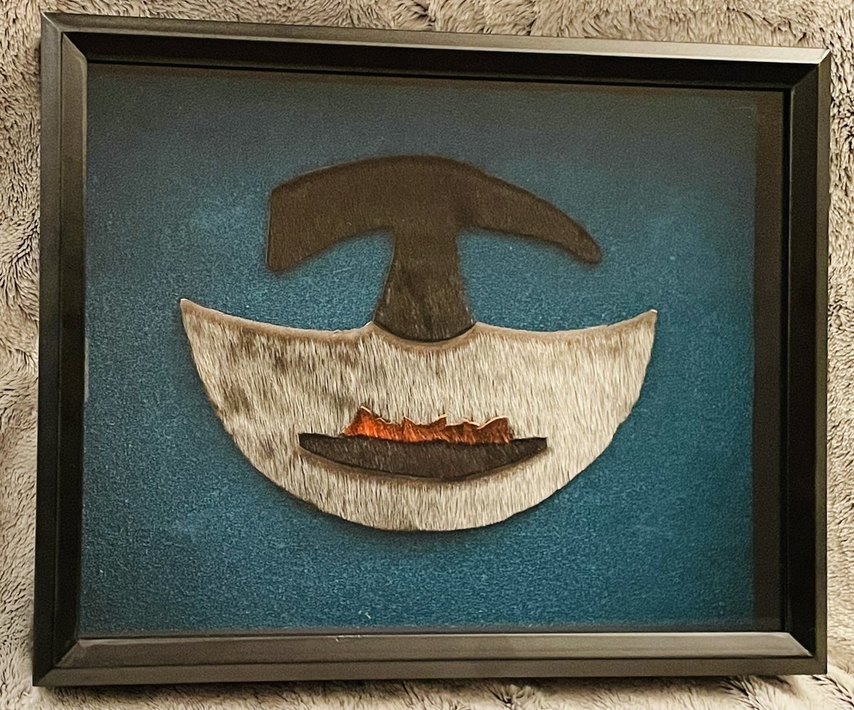 Charlene2Penney's tweet photo. The Nunatukavut Flag reflects our culture and our way of life.  With permission from NCC we have created a seal skin version of our flag. https://t.co/HzBaH31b6N