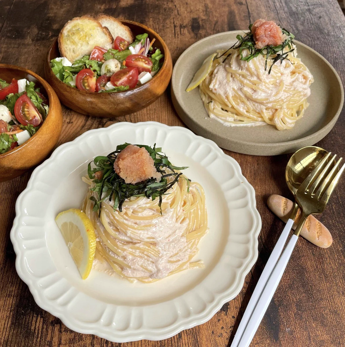 生クリーム不使用♪濃厚で美味しい『明太クリームパスタ』レシピ