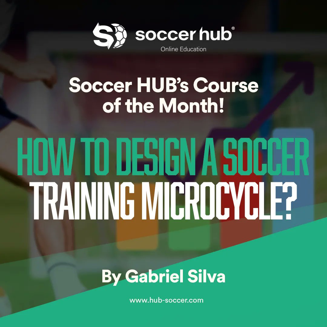 🔴 ONLINE COURSE OF THE MONTH 🔴 50% OFF!
💻 How to design a Soccer Training Microcycle? (certified course)
👨‍🏫 With Gabriel Silva (Soccer Assistant Coach, Fitness Coach and Head Coach at all youth levels and ages) 
⚽️ Check it out ➡ buff.ly/37fzFXS