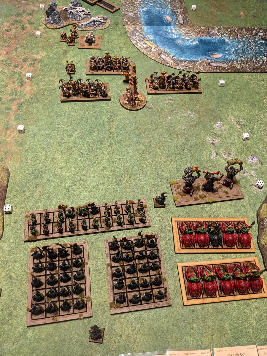 van_von_vulkvan's tweet photo. Today @JacksonExtremis and I will play #warhammerfantasy #6thed .
Will the dwarfs drive the Night Goblins from their realm or will they be overwhelmed?
The capture scenario from the 6th ed rule book. 700 points. Report post battle! #warmongers #GamesWorkshop https://t.co/FLNjucqw5Y