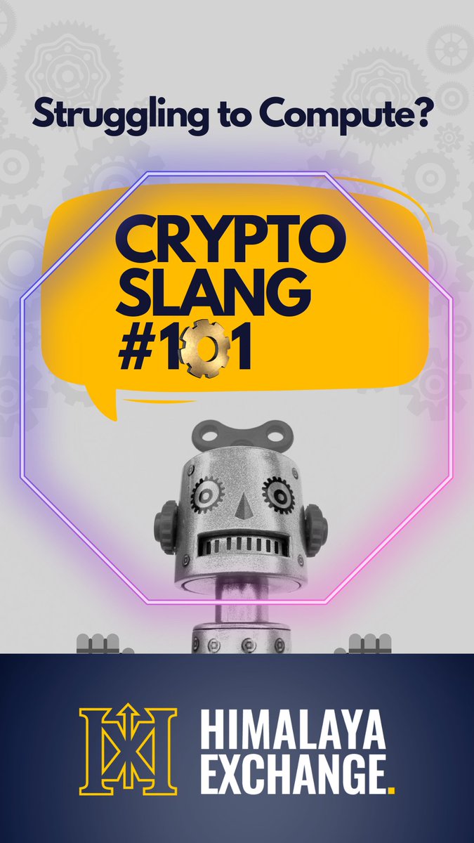 HimalayaXchange's tweet photo. How much crypto slang do you know? Here is the weekly one!
#cryptoslang #education #cryptosis #cryptobug #himalayaexchange #trading https://t.co/VHnHUKhTKJ