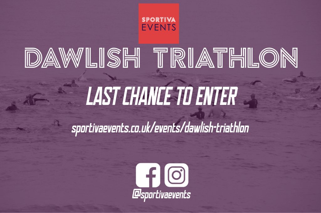 Last chance to enter the Dawlish Triathlon/Sea swim! To sign-up, go to sportivaevents.co.uk/events/dawlish…
#sportiva #livingforsport #triathlon #dawlish #run #swim #cycle #seaswim