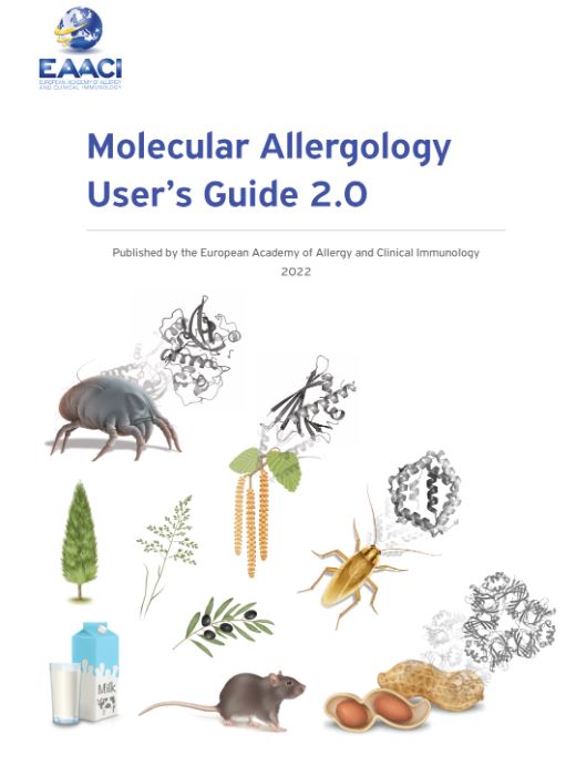 The “#Molecular #Allergology User’s Guide 2.0” describes #allergenmolecules, clinical relevance and application in diagnostic #algorithms. It is designed for both clinicians and scientists. Access the document, here 🔗hub.eaaci.org/resources_guid… #EAACI #molecularallergology #allergen