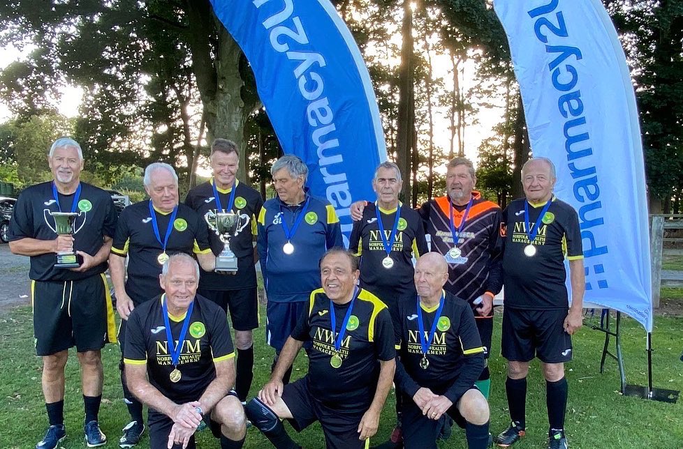 thewfauk's tweet image. We go again today with the WFA @Pharmacy2U National Cup Finals for Over 50&amp;amp;65  @LilleshallNSC. Hugely successful day yesterday with the 60s &amp;amp; 70s cups both going to Norwich.  Well done to all yesterday and good luck to all teams today. #walkingfootball