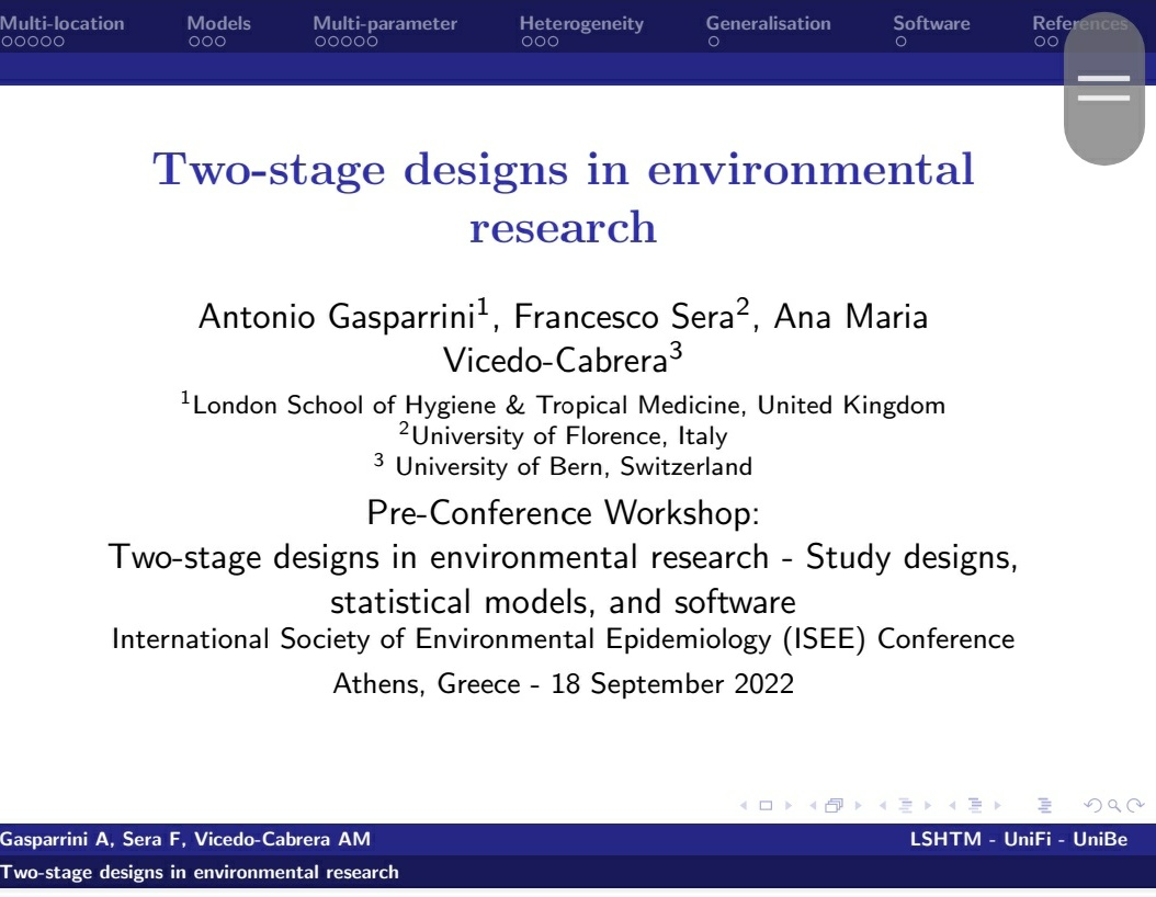 Just started our first workshop on Advanced Two-Stage Designs today at #ISEE2022 (late due to COVID testing!)