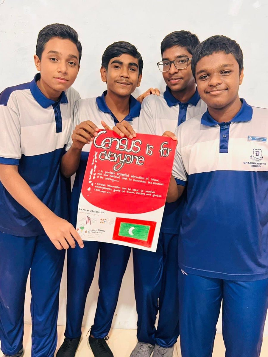 DharumavanthaMV's tweet photo. Census awareness activities 💙 #CensusatSchoolmv #Census2022mv
#AharenVesBaiverivaanan
#CountMeln
@MoEdumv @aisthly https://t.co/VZlTKYXoo7