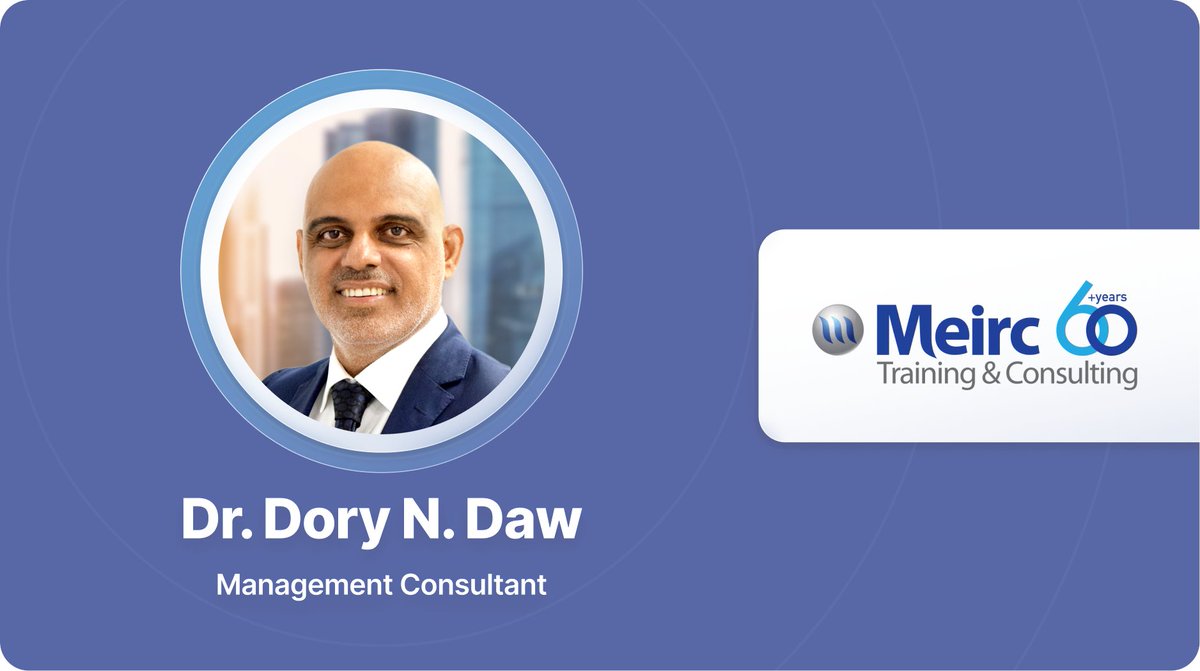 Meirc's tweet photo. We are pleased to announce that Dr. Dory Nazih Daw has joined Meirc today as a Management Consultant. On behalf of everyone in the company, we welcome Dr. Daw to the team and look forward to his valuable contributions.
#newteammember #welcome #oneteam #meirc https://t.co/AZ79Mz0HXV