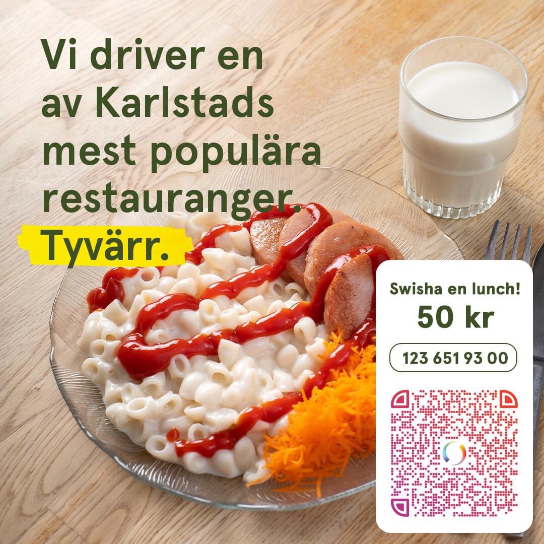 HerrMatto's tweet photo. #sverige 2022… (och värre lär det bli)
#swisha en #lunch #karlstad https://t.co/7wQ6jhMQo9