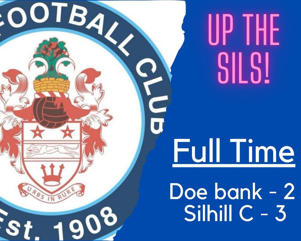 Big win away from home, 2-0 down but the lads never gave up and fought back to get the victory. 2 wins in 2, let's keep the winning run going!! Up the sils! ⚽️⚽️⚽️
