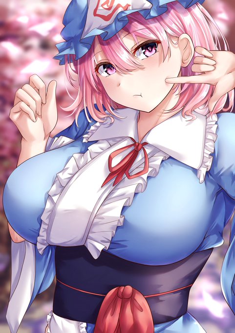 最推し!!
幽々子様に1票お願いします!!
 #toho_vote18
#第18回東方Project人気投票 