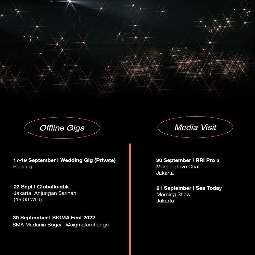 Masih banyak keseruan #TheOvertunes di bulan September, nih.

Sampai ketemu di Jakarta dan Bogor, temen-temen! 👋