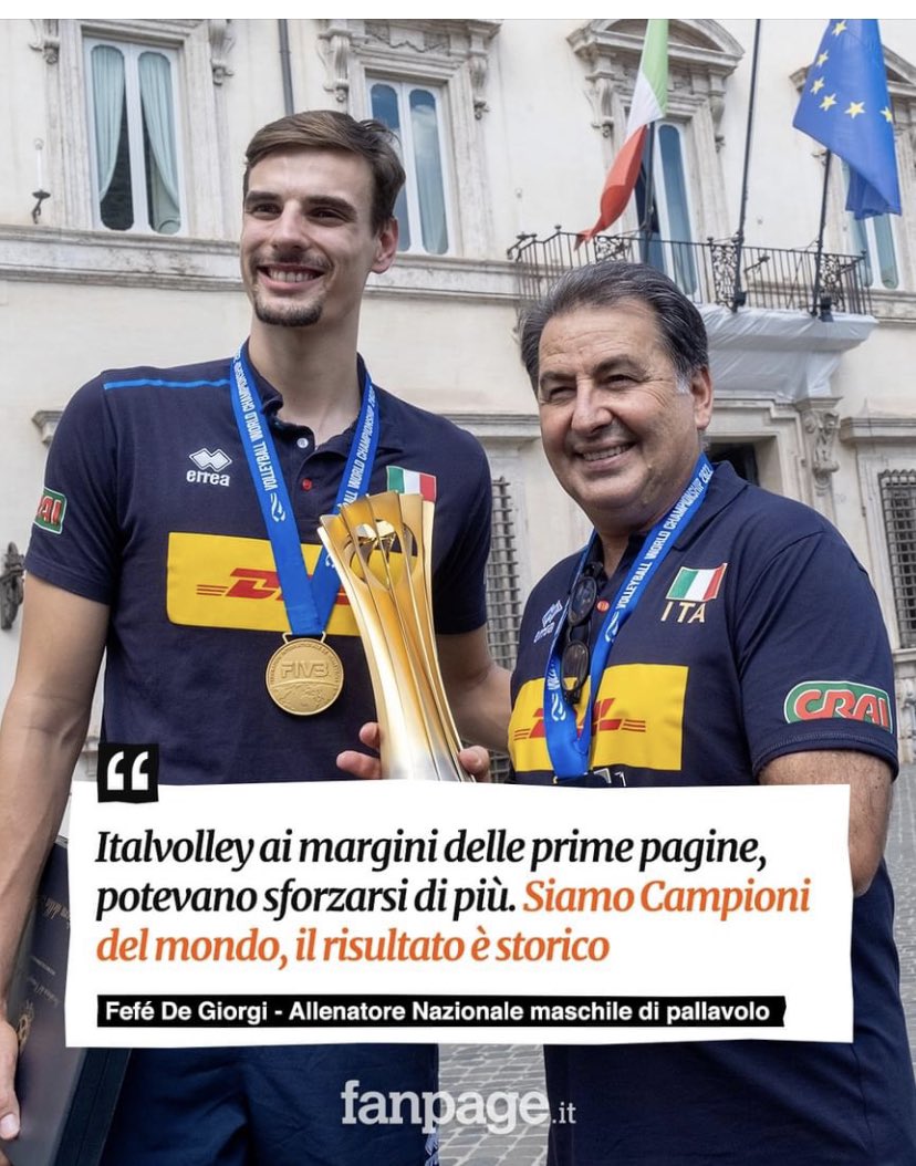Volleyball_it's tweet image. Come dare torto al ct mundial? @fefedegio (tanto parlano solo di Var!!!