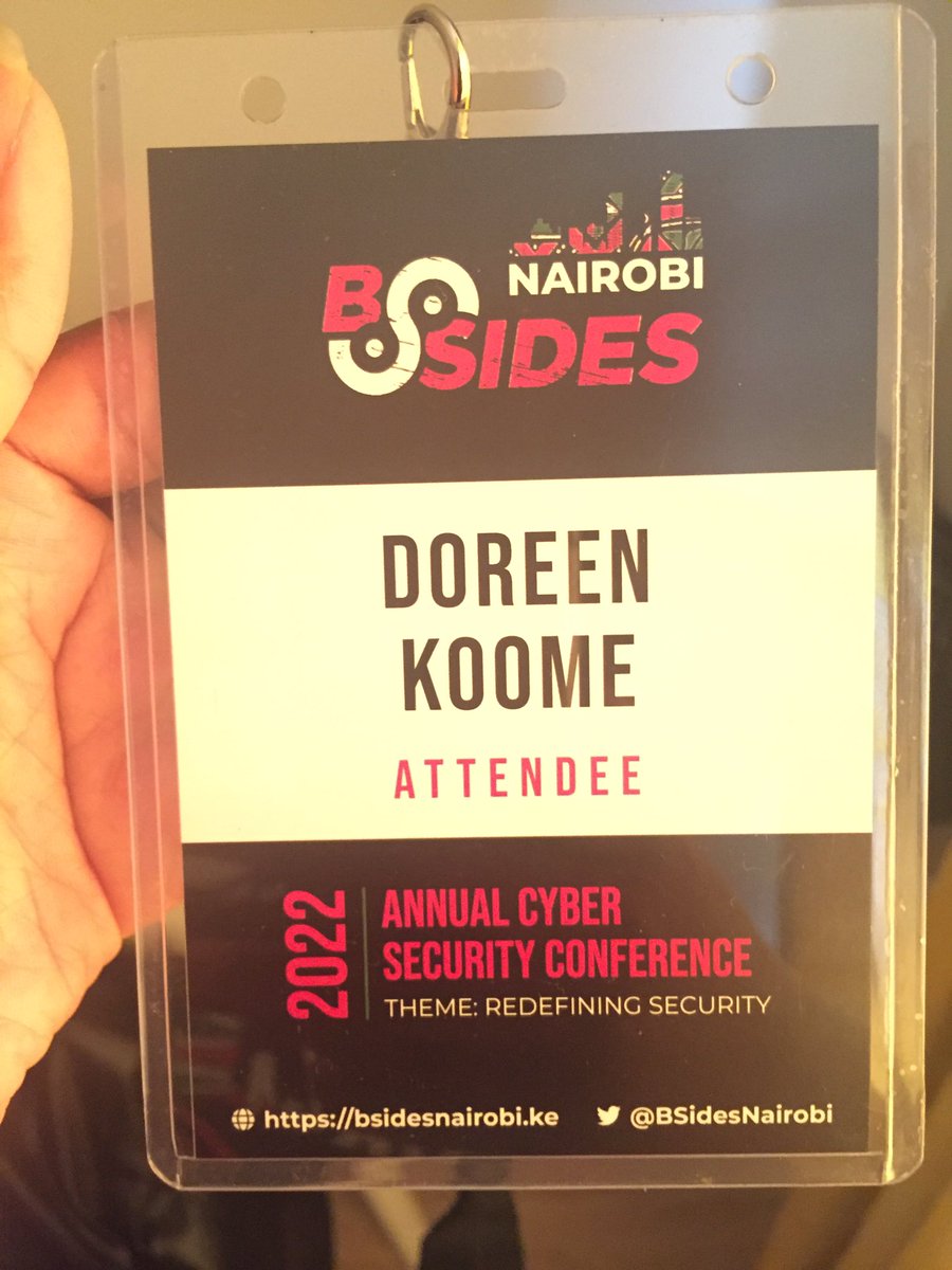 Day 1 and 2 , what a great conference. Great job to <a href="/BSidesNairobi/">#BSidesNairobi2025</a> team . Looking forward to the next. Thanks <a href="/WosecKe/">Women of security kenya</a>