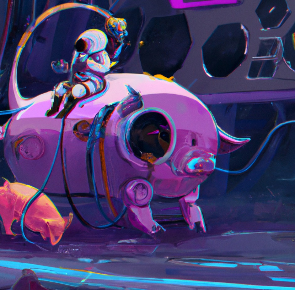 ufospigs's tweet photo. 🐷 Pig Ship 

🐽 Retro art inspired by an apocalyptic world where the only surviver is the most intelligent animal: The pig.

#nft #nftcommunity #nftart #nfts #nftartist #pigs https://t.co/UcouVIDHU1